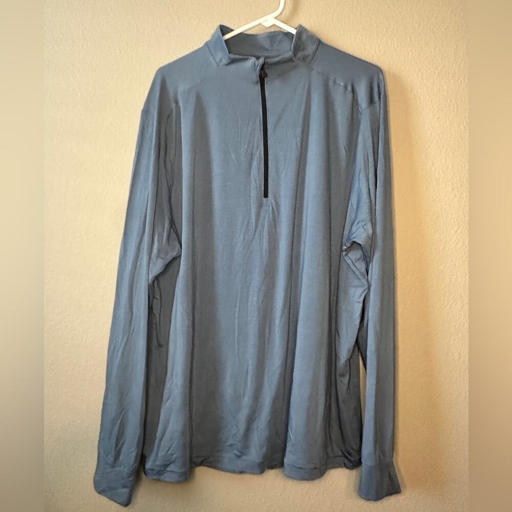 Men’s Old Navy Active Pullover 2X - Smokey Gray Blue with zipper